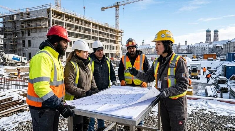 Investor plant Portfolio-Strategie mit Übersicht und Markierungen in München