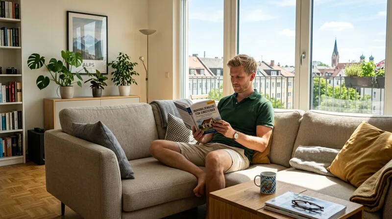 Zwei Personen besprechen Rendite-Kalkulation am Laptop