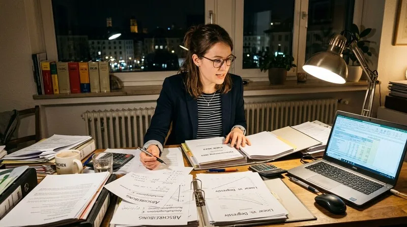 Sachverständige fotografiert Wohnungszustand bei Begehungsprotokoll in Hamburg