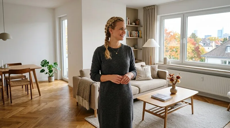 Investorin prüft Anlage-Ergebnis und Depot-Konditionen in Düsseldorf